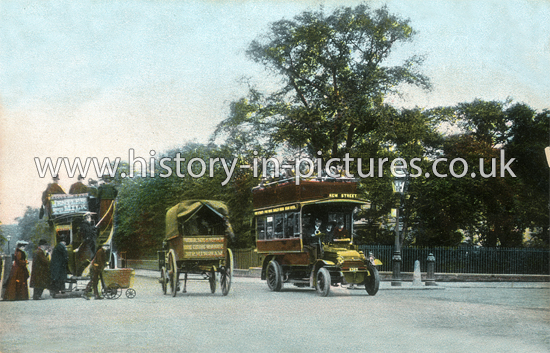 Motor Bus, Hagley Road, Birmingham. c.1907